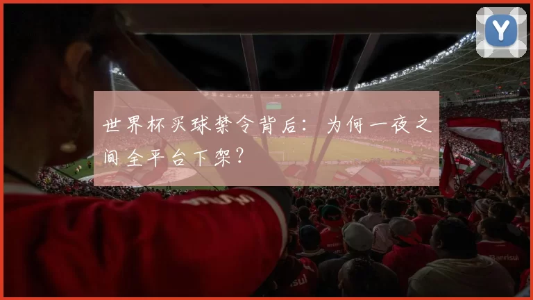 世界杯买球禁令背后:为何一夜之间全平台下架?
